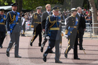 ROYALS - Trauer um die Queen: Die Prozession mit dem Sarg der Königin nach Westminster