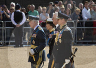The Queen's procession to Westminster Hall