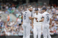 England v South Africa 3rd test match day four at the Kia Oval in London.