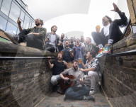 The Choir of Man Press Launch at The Farriers Pub, Camden Market, London.