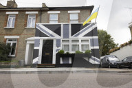 House painted in honour of The Queen's death