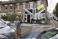 House painted in honour of The Queen's death