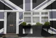 House painted in honour of The Queen's death