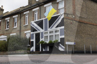 House painted in honour of The Queen's death
