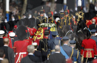 Coffin procession for Queen Elizabeth II