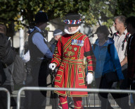Members of the public leave Westminster Hall