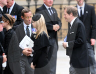 ROYALS - Staatsbegraebnis der Queen: Gaeste treffen in der Westminster Abbey ein