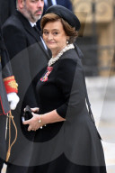 ROYALS - Staatsbegraebnis der Queen: Gaeste treffen in der Westminster Abbey ein