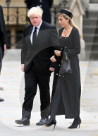 ROYALS - Staatsbegraebnis der Queen: Gaeste treffen in der Westminster Abbey ein