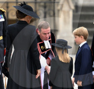 ROYALS - Staatsbegraebnis der Queen: Gaeste treffen in der Westminster Abbey ein