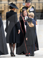 ROYALS - Staatsbegraebnis der Queen: Gaeste treffen in der Westminster Abbey ein