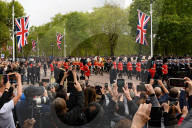 ROYALS - Staatsbegraebnis der Queen: Der Sarg auf dem Weg zum Wellington Arch