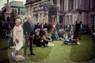 Queen Elizabeth II Funeral Broadcast in Belfast