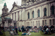 Queen Elizabeth II Funeral Broadcast in Belfast