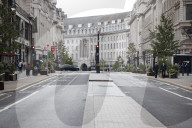 NEWS - Leere Strassen in London während des Staatsbegräbnisses von Königin Elisabeth II