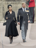 ROYALS - Staatsbegraebnis der Queen: Internationale Royals