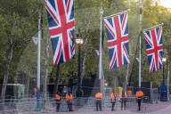 ROYALS - Staatsbegraebnis der Queen: Das große Aufräumen in Westminster, London
