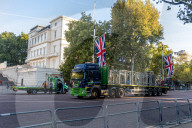 ROYALS - Staatsbegraebnis der Queen: Das große Aufräumen in Westminster, London