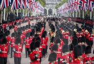 Her Majesty The Queen Elizabeth II’s Funeral procession, London.