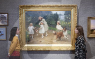 Bonhams' 19th Century and British Impressionist Art sale Press photocall.