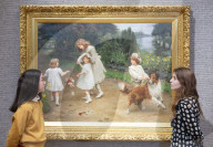 Bonhams' 19th Century and British Impressionist Art sale Press photocall.
