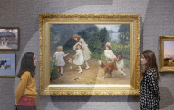 Bonhams' 19th Century and British Impressionist Art sale Press photocall.