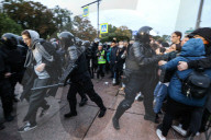 Russia Arrests Hundreds At Anti-War Protests