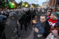 Russia Arrests Hundreds At Anti-War Protests