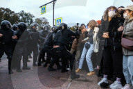 Russia Arrests Hundreds At Anti-War Protests