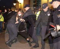 Russia Arrests Hundreds At Anti-War Protests