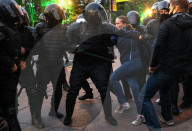 Russia Arrests Hundreds At Anti-War Protests
