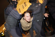 Russia Arrests Hundreds At Anti-War Protests