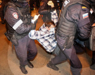 Russia Arrests Hundreds At Anti-War Protests