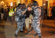Russia Arrests Hundreds At Anti-War Protests