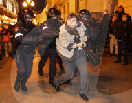 Russia Arrests Hundreds At Anti-War Protests