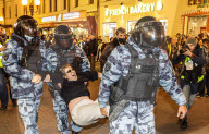 Russia Arrests Hundreds At Anti-War Protests