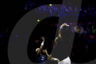 TENNIS - Roger Federer beim Training vor dem Laver Cup 2022 in London