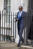 Kwasi Kwarteng UK Chancellor of the Exchequer leaves 11 Downing Street to deliver The Growth Plan to parliament