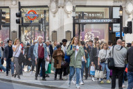 Shoppers in London’s West End as ression fears emerge 