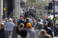 Shoppers in London’s West End as ression fears emerge 