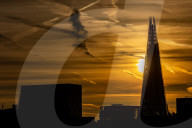 Sunrise at Waterloo, London ahead of the autunm equinox tomorrow.