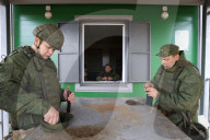 NEWS - Ukraine-Krieg: Reservisten bei der Ausbildung in der Region Leningrad, Russland