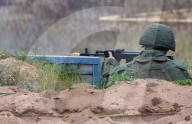 NEWS - Ukraine-Krieg: Reservisten bei der Ausbildung in der Region Leningrad, Russland