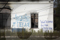 North Kharkiv heavily damaged by Russian troops attacking the city with various rockets and artillery strikes.