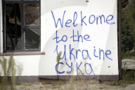 North Kharkiv heavily damaged by Russian troops attacking the city with various rockets and artillery strikes.