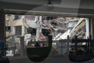 North Kharkiv heavily damaged by Russian troops attacking the city with various rockets and artillery strikes.