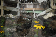 North Kharkiv heavily damaged by Russian troops attacking the city with various rockets and artillery strikes.
