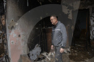 North Kharkiv heavily damaged by Russian troops attacking the city with various rockets and artillery strikes.