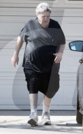 Cheers vet George Wendt, 73, is seen in a rare public outing just ahead of the 40 year anniversary of the iconic USA sitcom that made his name.