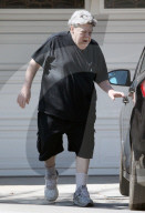 Cheers vet George Wendt, 73, is seen in a rare public outing just ahead of the 40 year anniversary of the iconic USA sitcom that made his name.